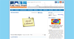 Desktop Screenshot of meteopisa.net